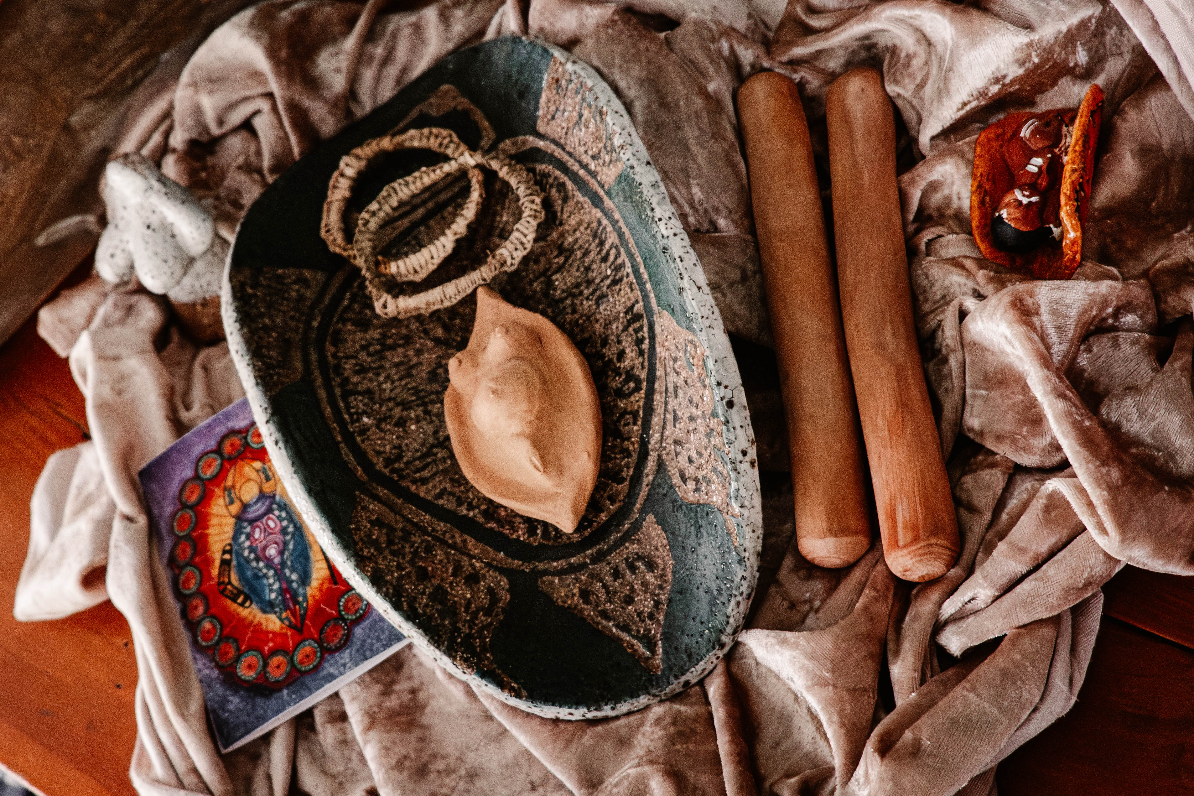 Wellness retreat setting